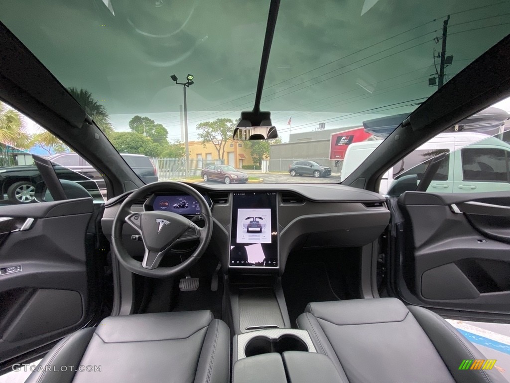 2018 Model X 100D - Midnight Silver Metallic / Black photo #23
