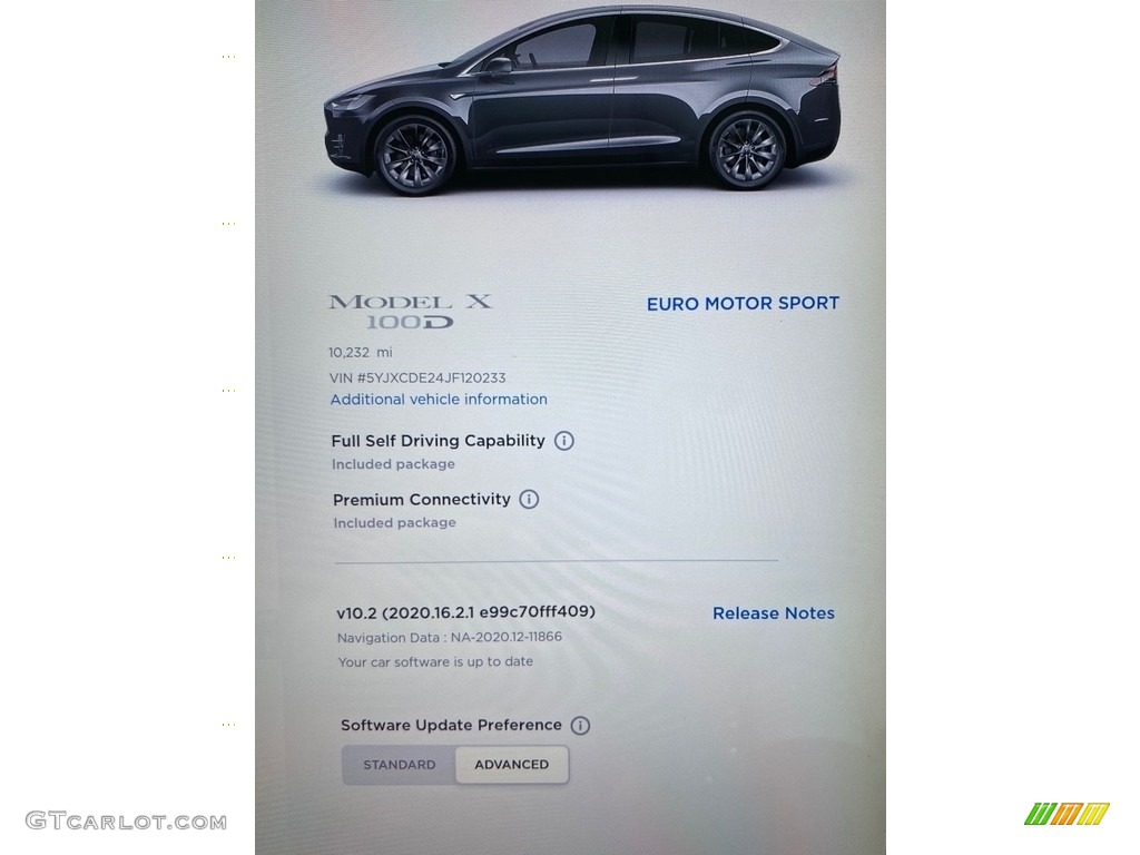 2018 Model X 100D - Midnight Silver Metallic / Black photo #27