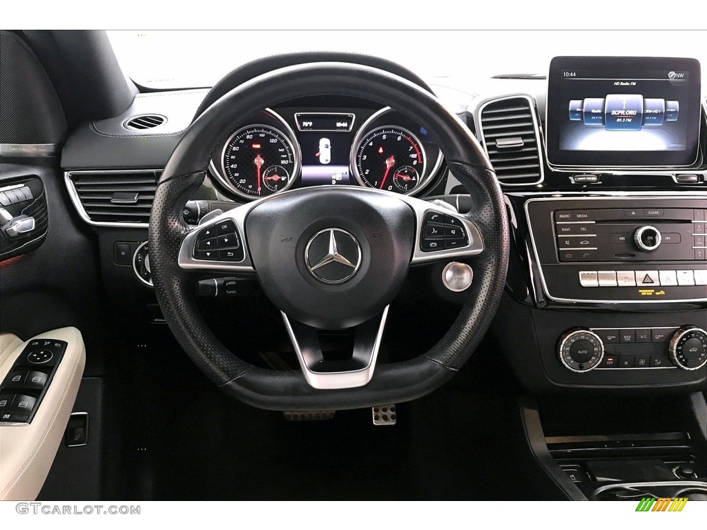 2017 Mercedes-Benz GLE 43 AMG 4Matic Coupe Crystal Grey/Black Dashboard Photo #138269049