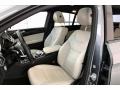 2017 Mercedes-Benz GLE Crystal Grey/Black Interior Front Seat Photo