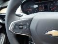 Jet Black/Almond Butter 2021 Chevrolet Trailblazer ACTIV AWD Steering Wheel