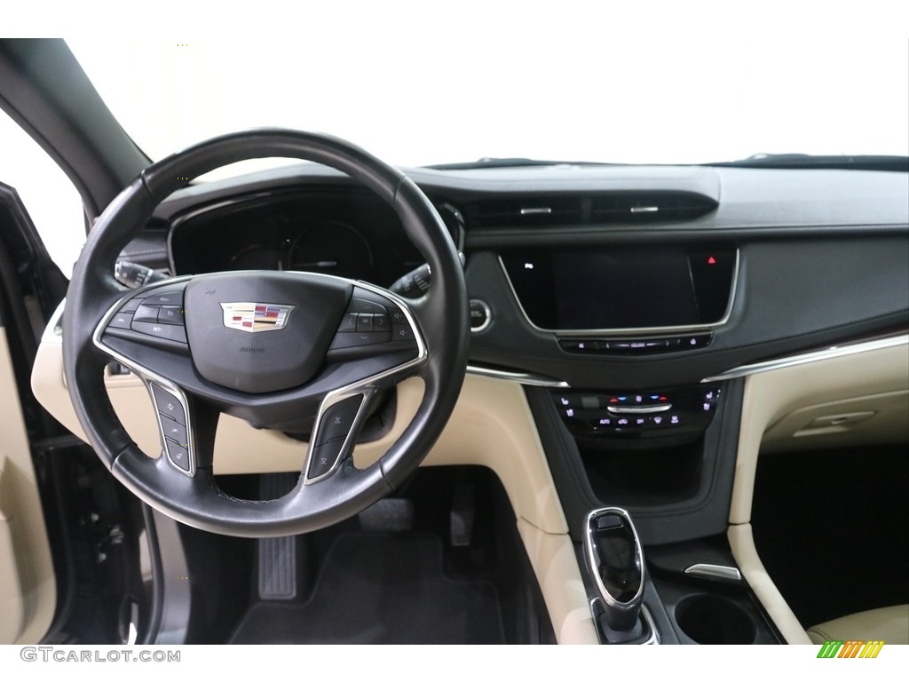 2019 Cadillac XT5 Premium Luxury Sahara Beige Dashboard Photo #138269740