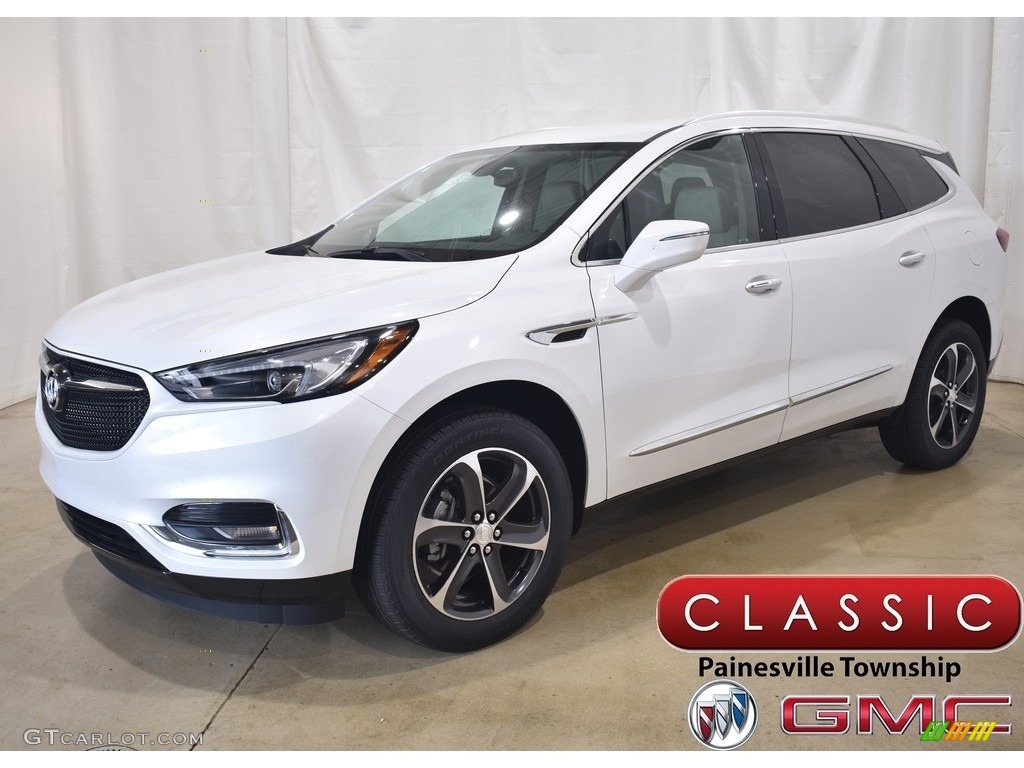 2020 Enclave Essence AWD - White Frost Tricoat / Shale photo #1