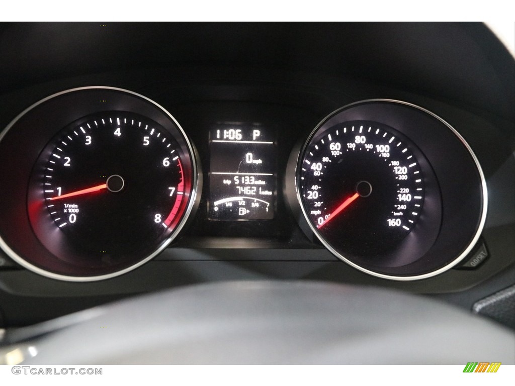 2015 Volkswagen Jetta SE Sedan Gauges Photo #138270941