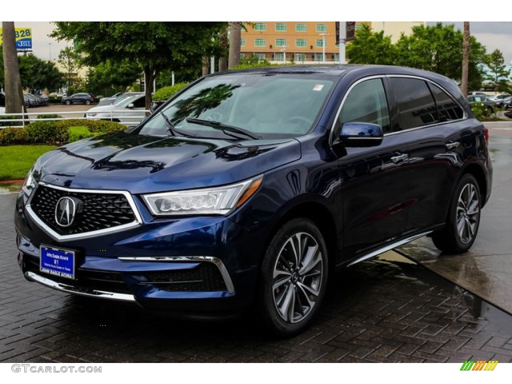 2020 Fathom Blue Pearl Acura MDX Technology AWD 138270221 Photo 3