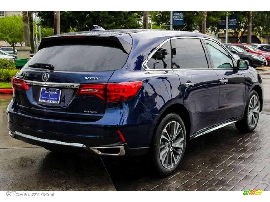 2020 MDX Technology AWD - Fathom Blue Pearl / Graystone photo #7