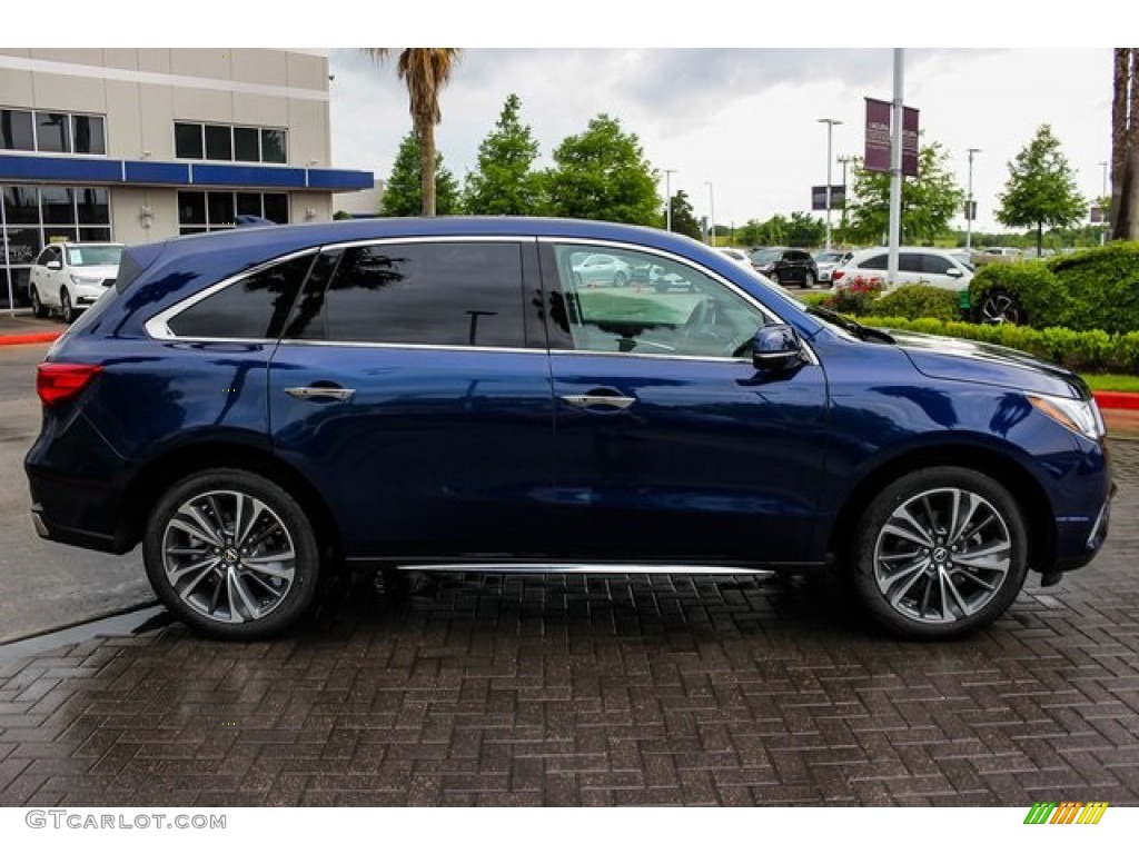 2020 MDX Technology AWD - Fathom Blue Pearl / Graystone photo #8