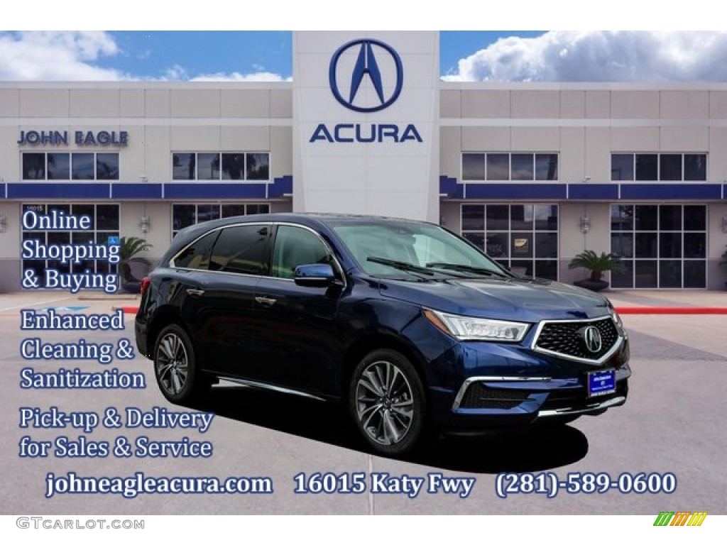 2020 MDX Technology AWD - Fathom Blue Pearl / Graystone photo #1