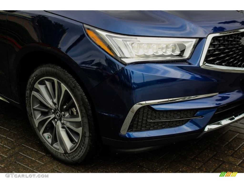 2020 MDX Technology AWD - Fathom Blue Pearl / Graystone photo #9