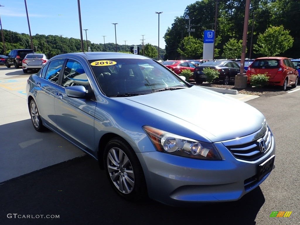 2012 Accord EX-L Sedan - Celestial Blue Metallic / Black photo #7