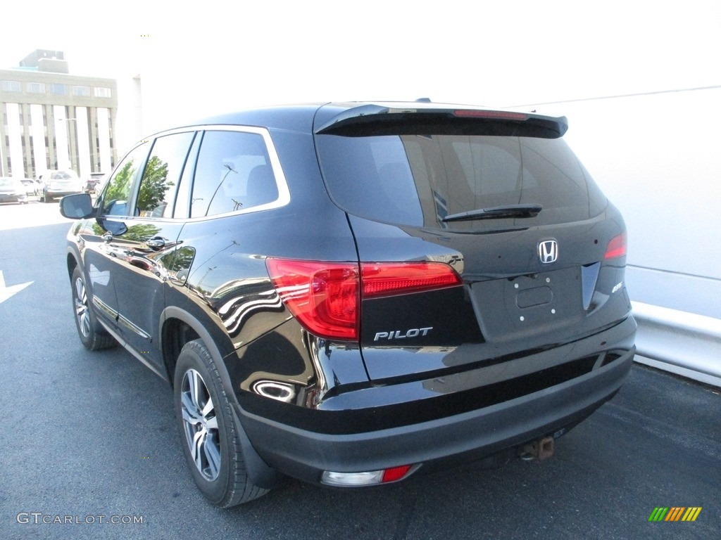 2016 Pilot EX AWD - Crystal Black Pearl / Gray photo #3