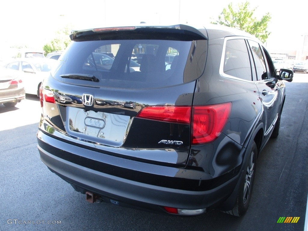 2016 Pilot EX AWD - Crystal Black Pearl / Gray photo #5