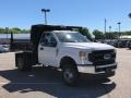 2020 Oxford White Ford F350 Super Duty XL Regular Cab 4x4 Chassis Dump Truck  photo #8