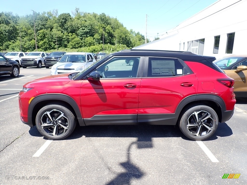 Scarlet Red Metallic 2021 Chevrolet TrailBlazer RS AWD Exterior Photo #138274889