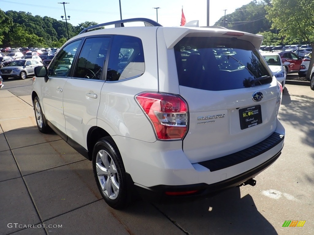 2016 Forester 2.5i Limited - Crystal White Pearl / Gray photo #5