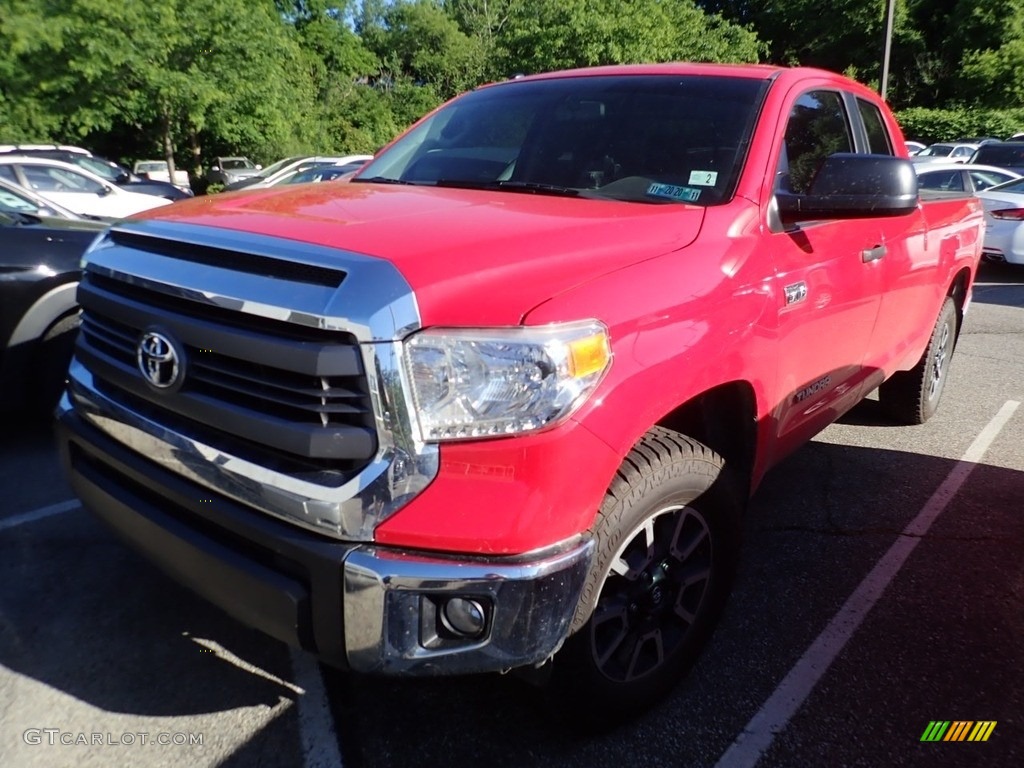 2015 Tundra TRD Double Cab 4x4 - Radiant Red / Graphite photo #1