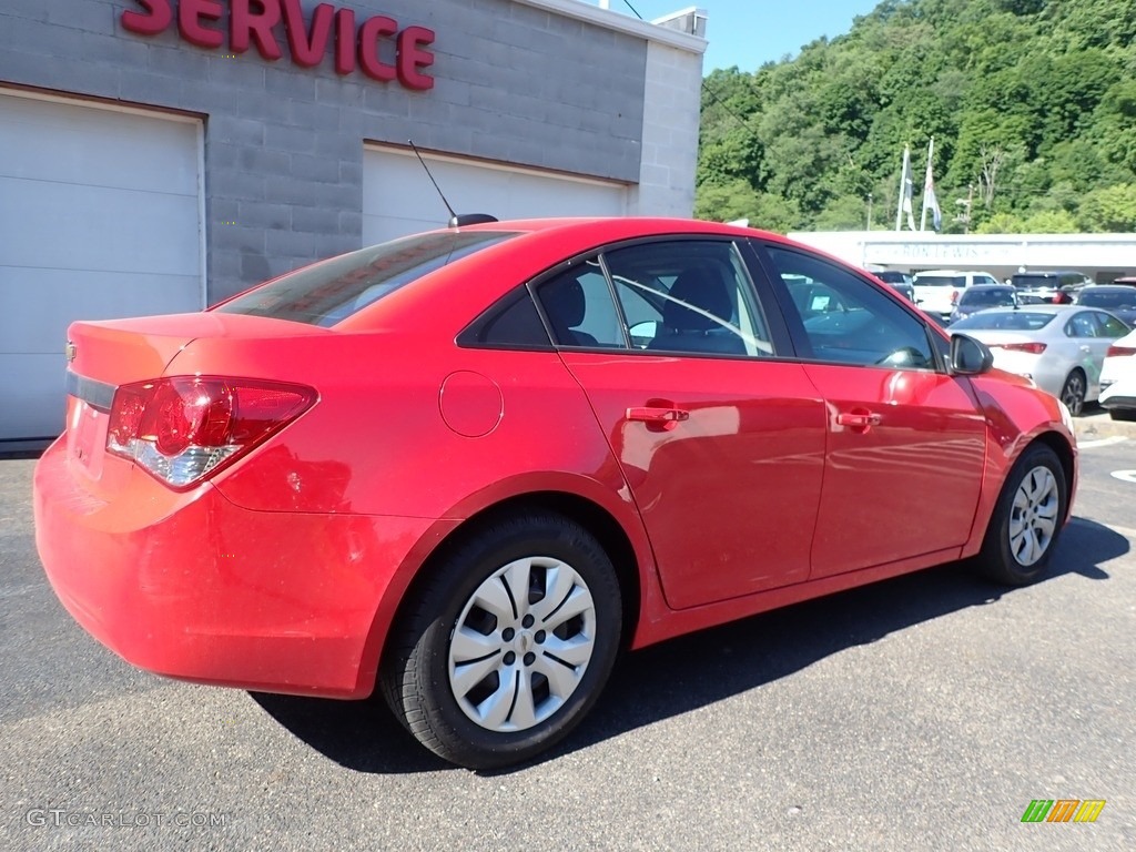 2015 Cruze LS - Red Hot / Jet Black/Medium Titanium photo #2