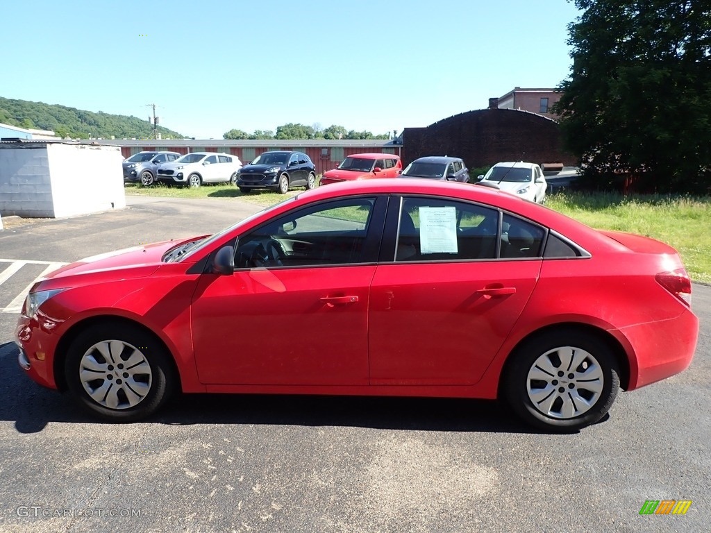 2015 Cruze LS - Red Hot / Jet Black/Medium Titanium photo #6