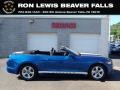 2017 Lightning Blue Ford Mustang V6 Convertible #138270236
