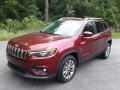 2019 Velvet Red Pearl Jeep Cherokee Latitude Plus  photo #2