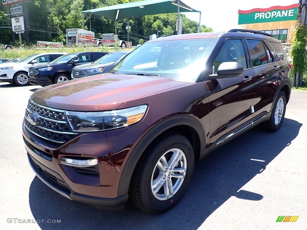 2020 Explorer XLT 4WD - Rich Copper Metallic / Sandstone photo #5