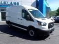 2019 Oxford White Ford Transit Van 150 MR Regular  photo #2