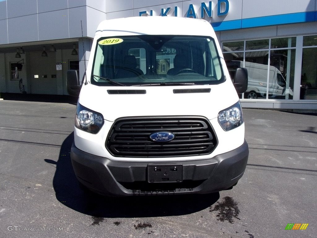 2019 Transit Van 150 MR Regular - Oxford White / Pewter photo #4