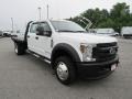 Front 3/4 View of 2018 F550 Super Duty XL Crew Cab 4x4 Chassis