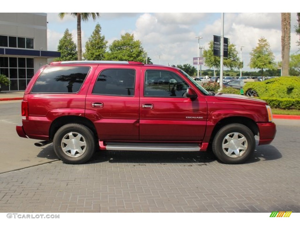 2004 Escalade AWD - Red E / Pewter Gray photo #9
