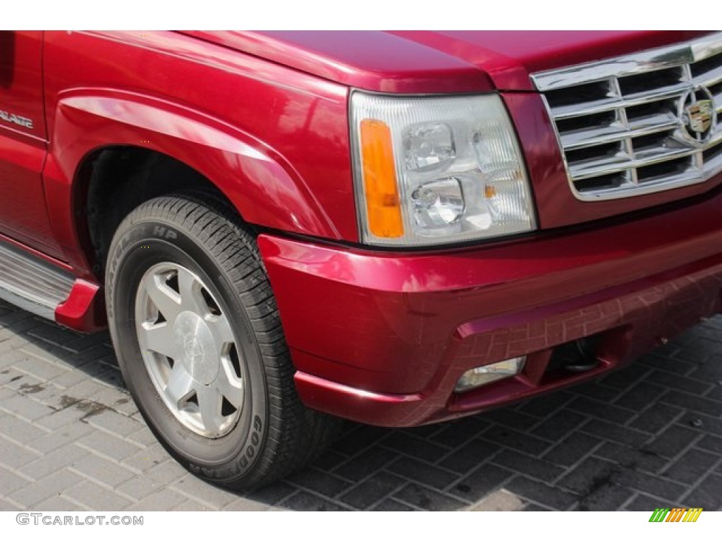 2004 Escalade AWD - Red E / Pewter Gray photo #10