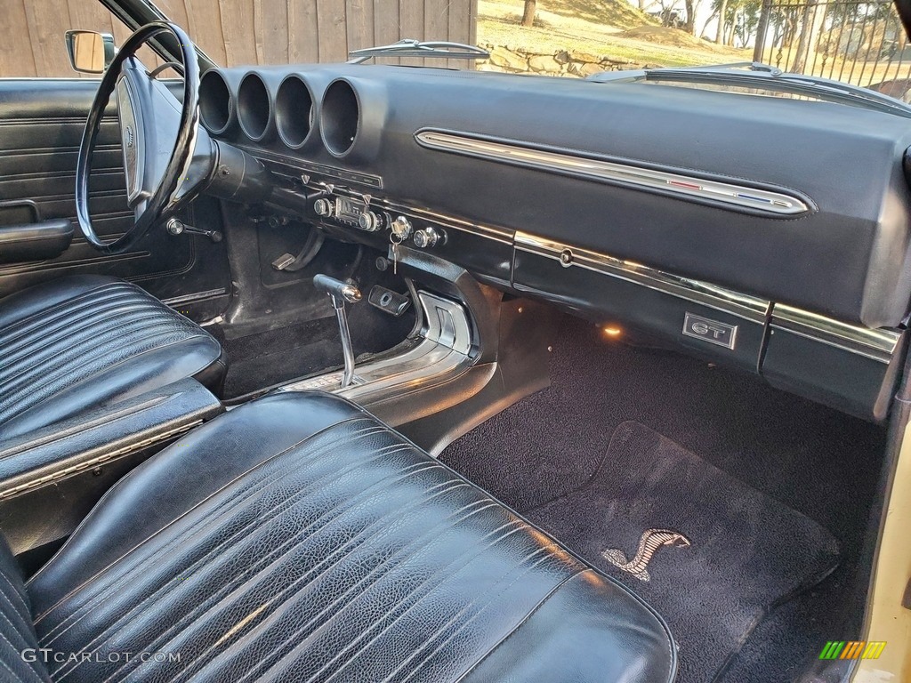 1968 Ford Torino GT Fastback Black Dashboard Photo #138281270