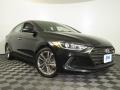 Black 2017 Hyundai Elantra Limited