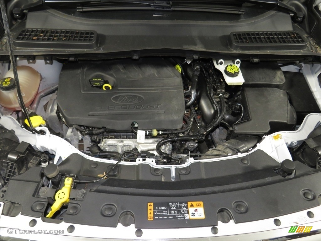 2018 Escape SE 4WD - Oxford White / Medium Light Stone photo #6