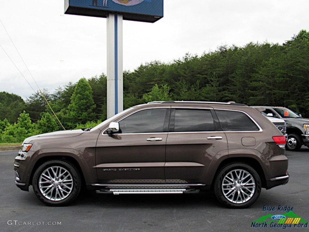 2018 Grand Cherokee Summit 4x4 - Walnut Brown Metallic / Dark Sienna Brown/Black photo #2