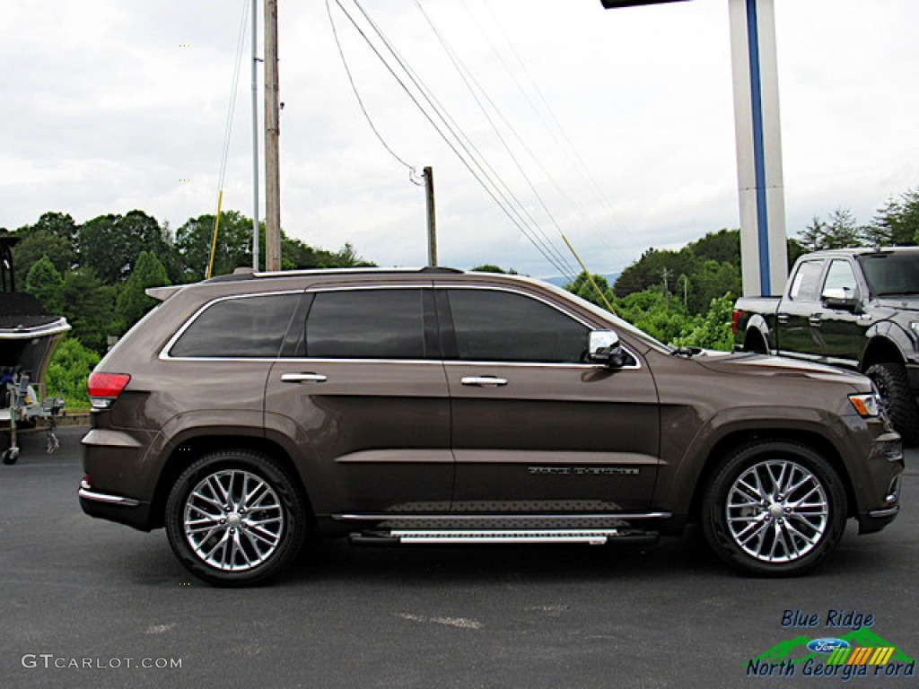 2018 Grand Cherokee Summit 4x4 - Walnut Brown Metallic / Dark Sienna Brown/Black photo #6