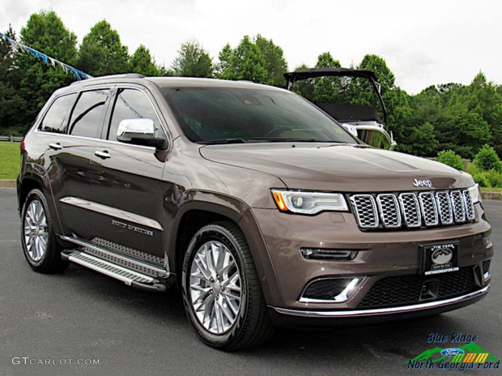 2018 Grand Cherokee Summit 4x4 - Walnut Brown Metallic / Dark Sienna Brown/Black photo #7