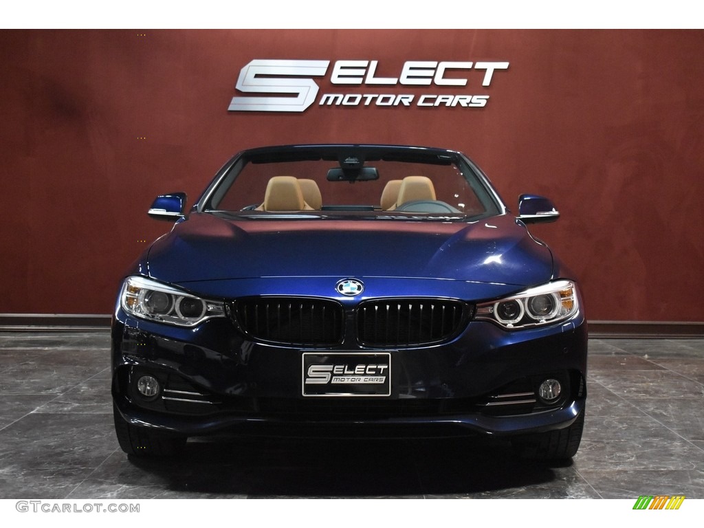 2017 4 Series 430i xDrive Convertible - Imperial Blue Metallic / Saddle Brown photo #2