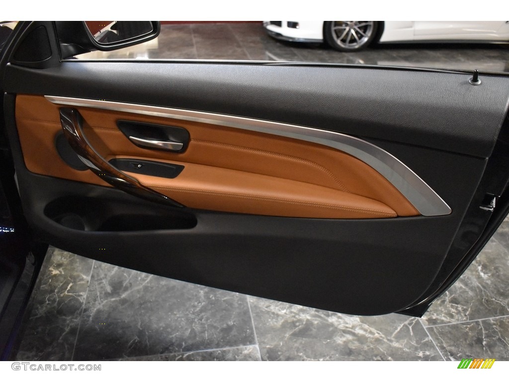 2017 4 Series 430i xDrive Convertible - Imperial Blue Metallic / Saddle Brown photo #17