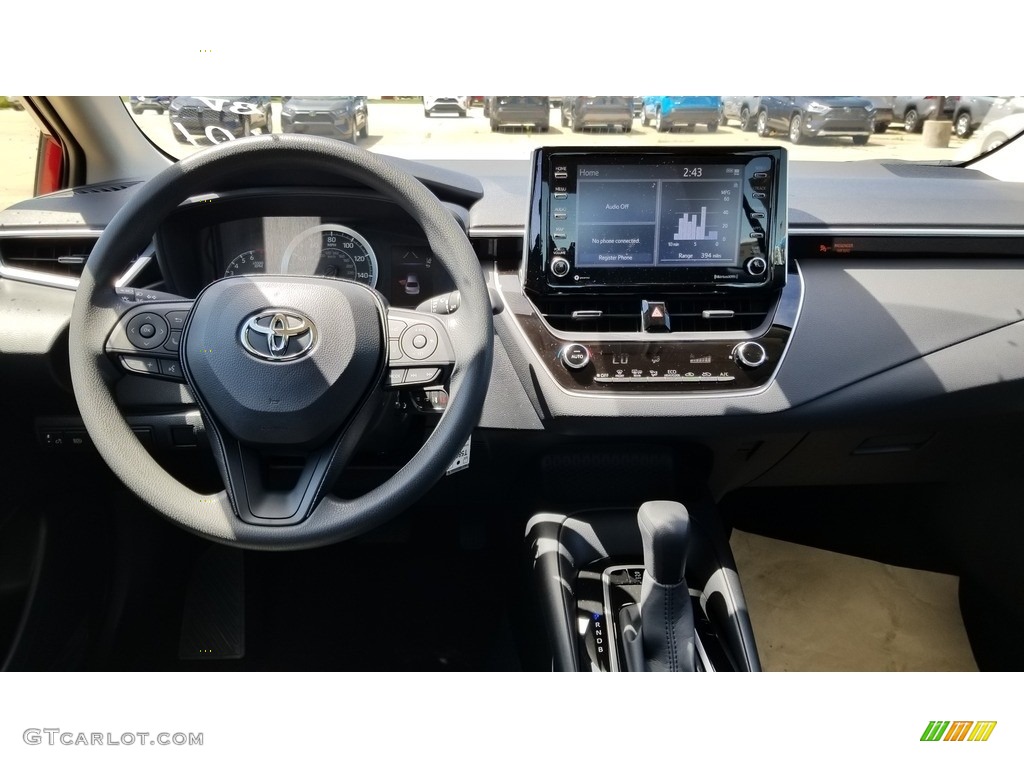 2021 Toyota Corolla LE Black Dashboard Photo #138284655