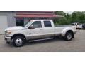 2011 Oxford White Ford F350 Super Duty Lariat Crew Cab 4x4 Dually  photo #2