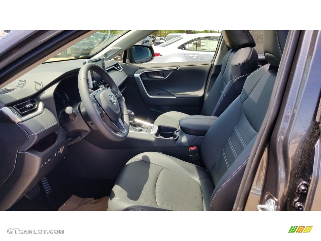 Black Interior 2020 Toyota RAV4 Limited AWD Hybrid Photo #138284853