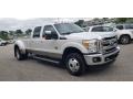 2011 Oxford White Ford F350 Super Duty Lariat Crew Cab 4x4 Dually  photo #34