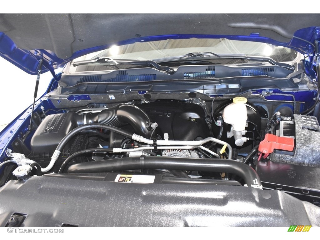 2019 1500 Classic SLT Crew Cab 4x4 - Blue Streak Pearl / Black/Diesel Gray photo #6