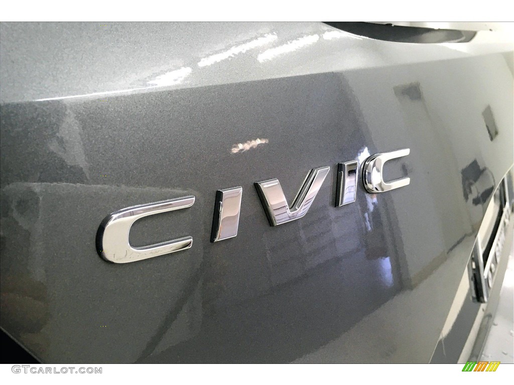 2018 Civic EX-L Navi Hatchback - Polished Metal Metallic / Black/Ivory photo #7