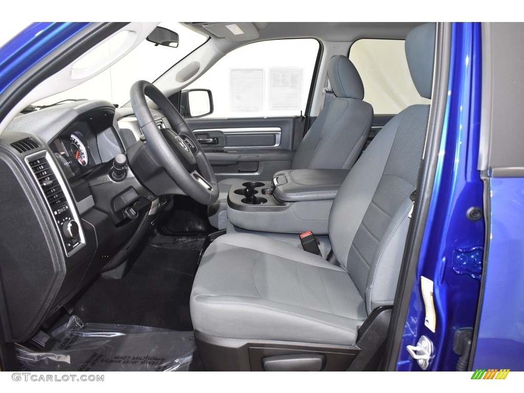 2019 1500 Classic SLT Crew Cab 4x4 - Blue Streak Pearl / Black/Diesel Gray photo #7