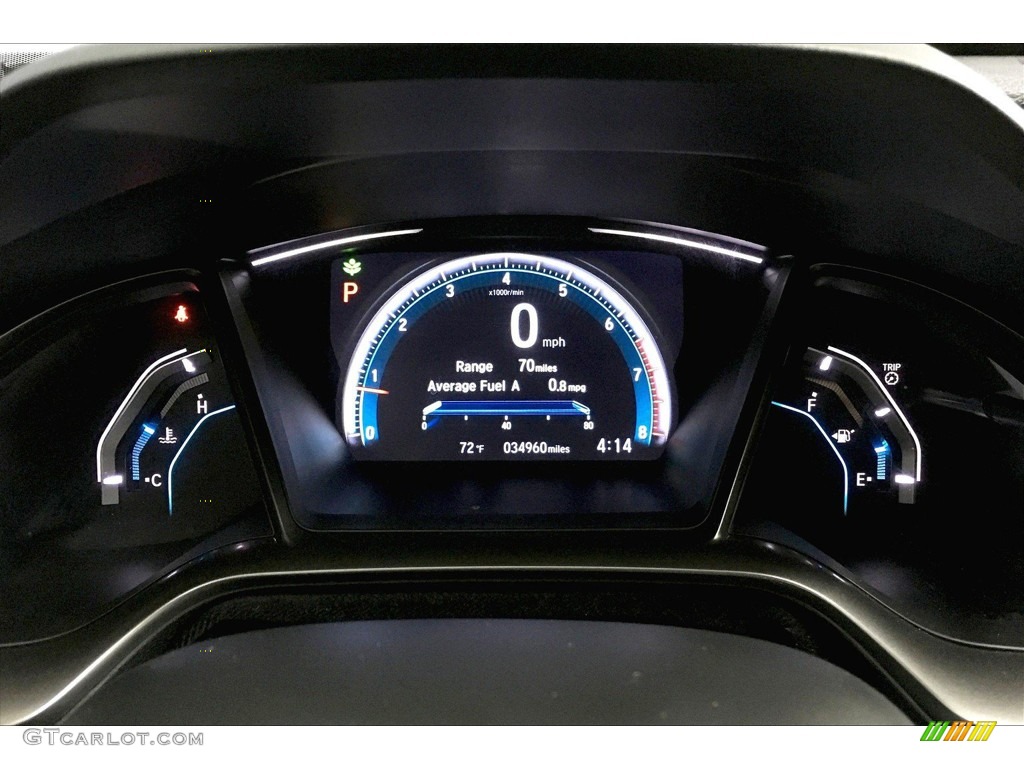 2018 Honda Civic EX-L Navi Hatchback Gauges Photo #138286314