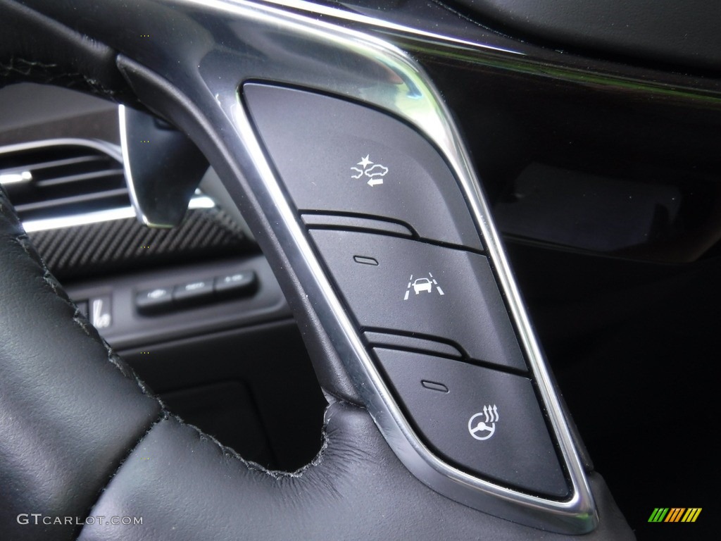2018 Cadillac CT6 3.0 Turbo Platinum AWD Sedan Jet Black Steering Wheel Photo #138286560