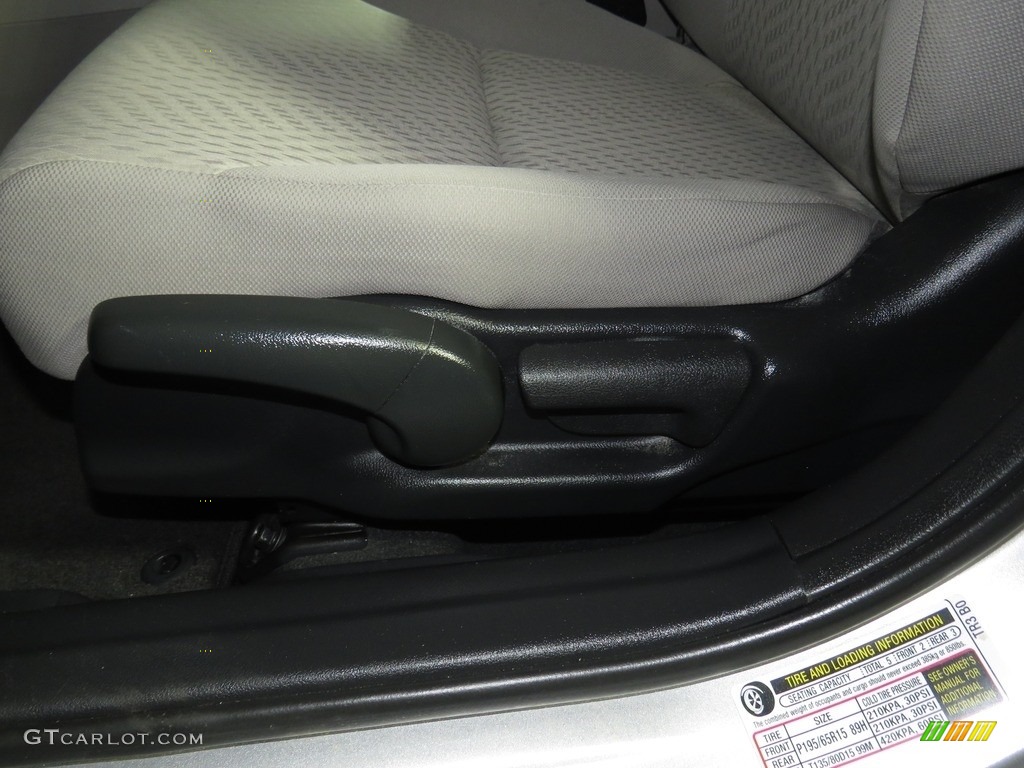 2015 Civic LX Sedan - Alabaster Silver Metallic / Black photo #17