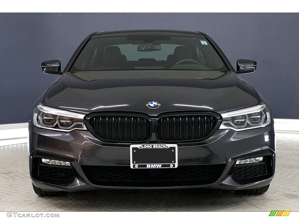 2017 5 Series 530i Sedan - Dark Graphite Metallic / Black photo #2