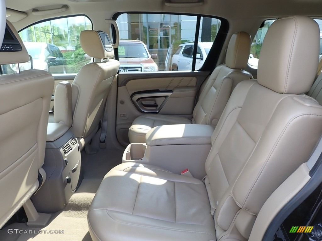 2015 Nissan Armada Platinum 4x4 Rear Seat Photo #138287760